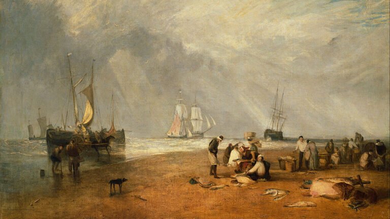Tableau William Turner - Ombre Et Obscurité, Le Soir Du Déluge - Toile/cadre Prêt à Accrocher - Neuf