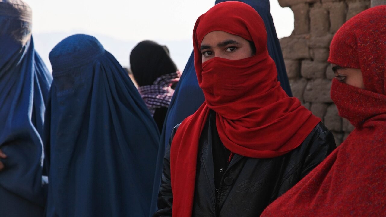 afghanistan, girl, burqa