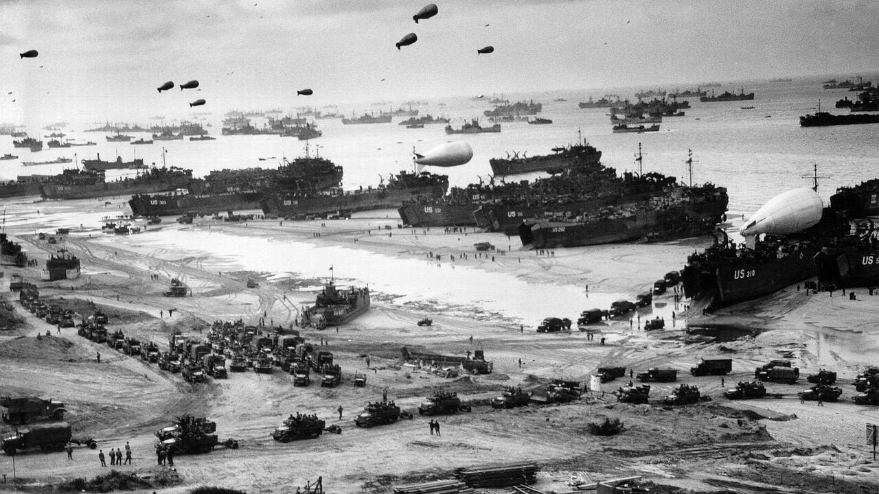 normandy, supply, second world war