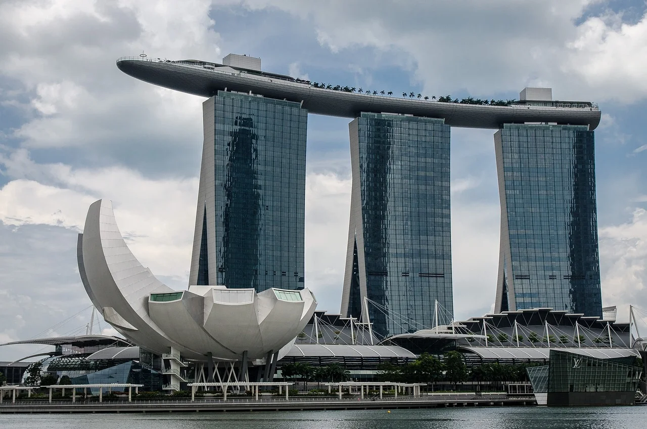 marina bay sands, singapore, landmark