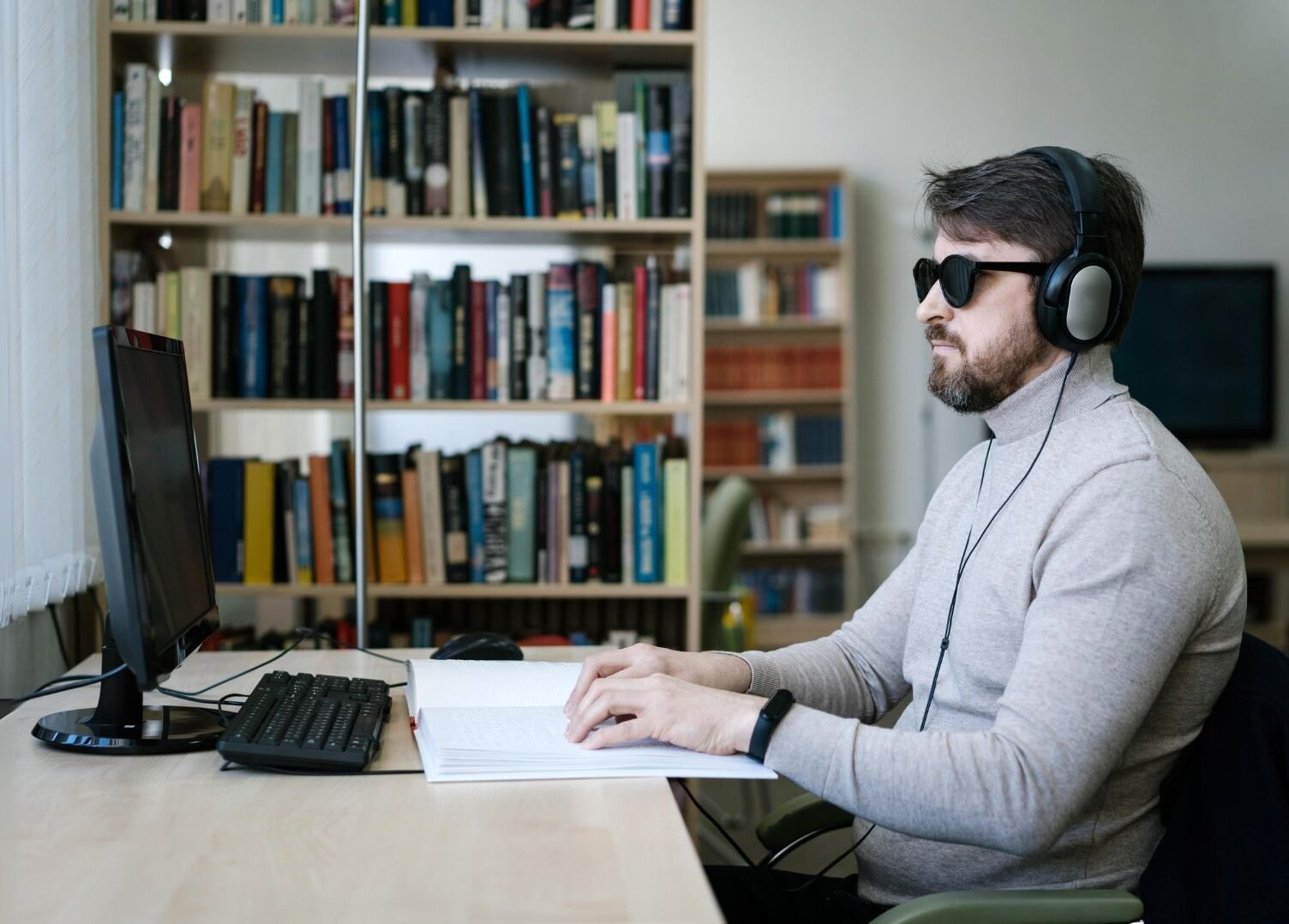 Les Livres en Braille et La Bibliothèque Numérique