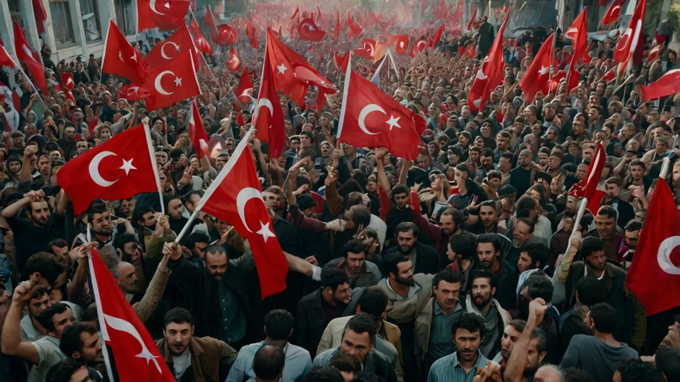 Les puissantes manifestations en Turquie