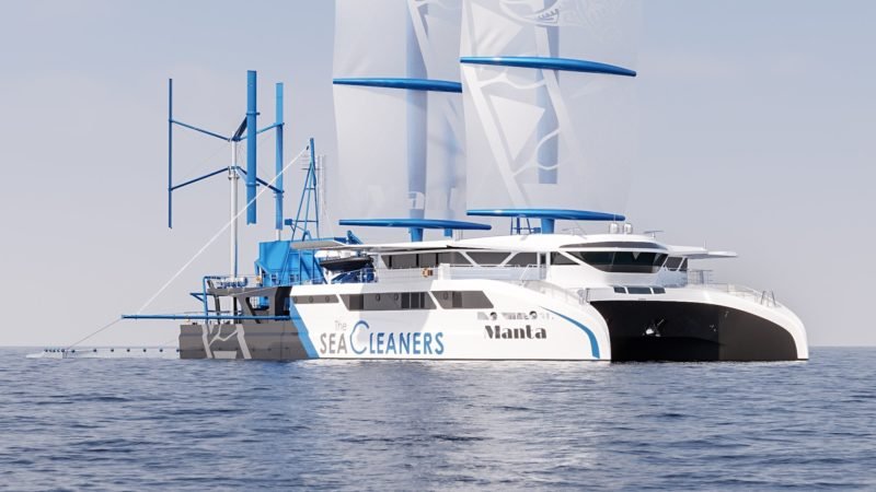 Le manta cleaner boat